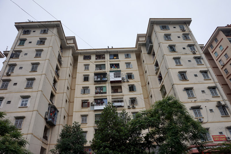Dự án cải tạo chống thấm chung cư cán bộ chiến sỹ quận Hoàng Mai